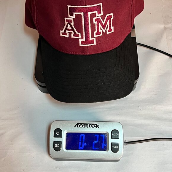 Texas A&M Logo Athletic Snapback Hat One Size Fits All Maroon And Black - Picture 13 of 14